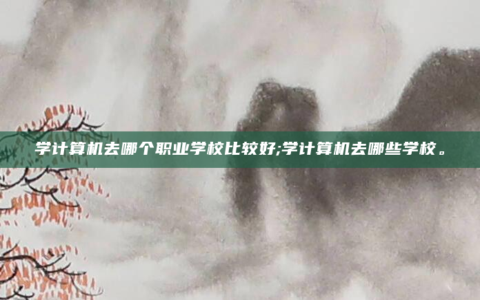 学计算机去哪个职业学校比较好;学计算机去哪些学校。