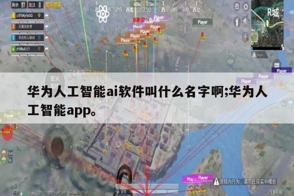 华为人工智能ai软件叫什么名字啊;华为人工智能app。