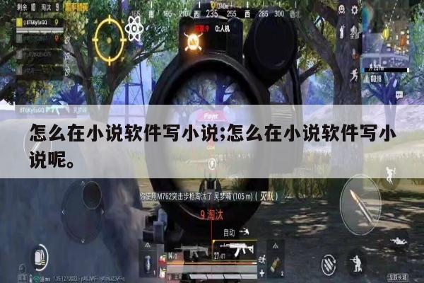 怎么在小说软件写小说;怎么在小说软件写小说呢。