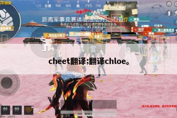 cheet翻译;翻译chloe。