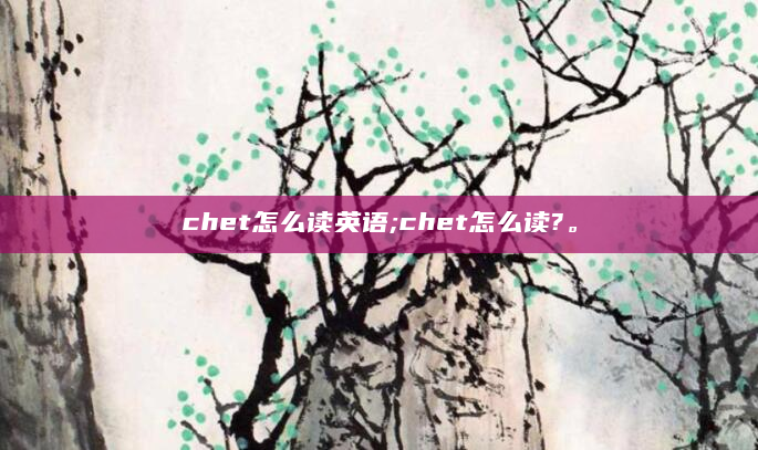 chet怎么读英语;chet怎么读?。