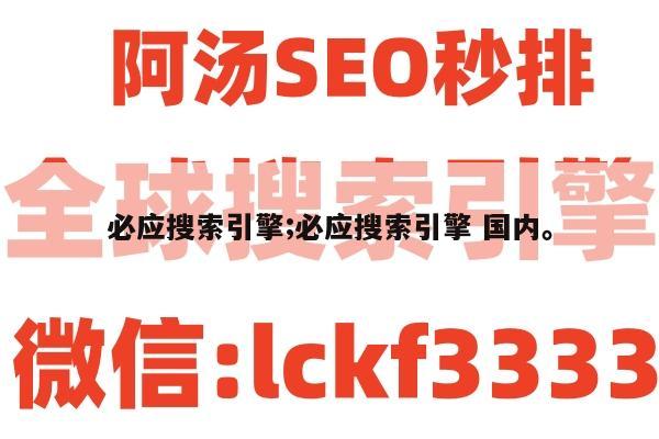必应搜索引擎;必应搜索引擎 国内。